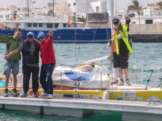 Team Alessio Campriani, traversata, in viaggio verso Guadalupe