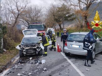 Incidente stradale a Gubbio in via di Porta Romana, due feriti