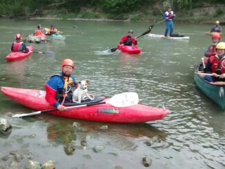 Partenza Discesa Internazionale del Tevere dall'Umbria a Roma