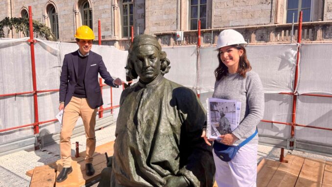Restauro statua de Il Perugino con Art Bonus per 40mila euro