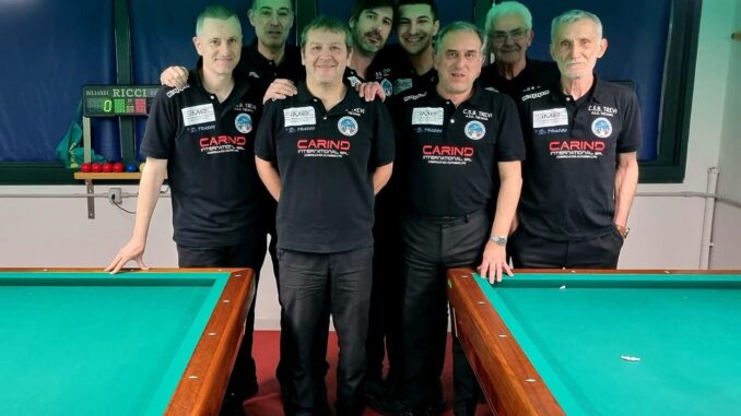 Boccette A1 serie A1 di biliardo, Trevi vince lo scudetto