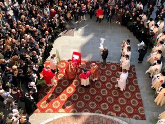 Domenica delle Palme settimana Santa, Maffeis pensiero ai terremotati