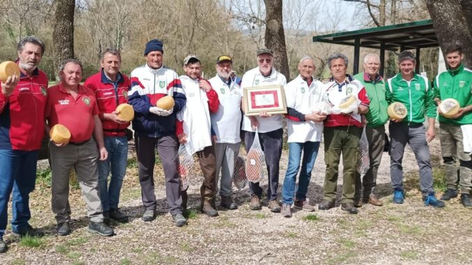 Ruzzolone, assegnati i titoli di campioni provinciali