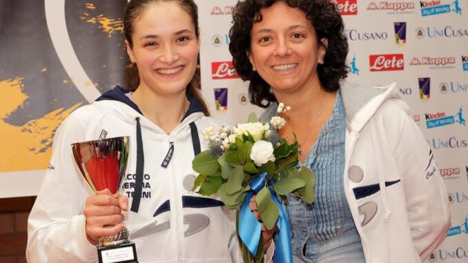 Silvia Liberati terzo posto ai campionati italiani cadetti di spada