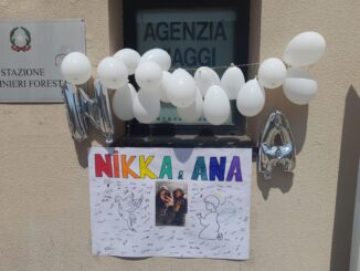 Incidente a Torricella, palloncini bianchi per ricordare Ana e Nika, c'è anche una raccolta fondi