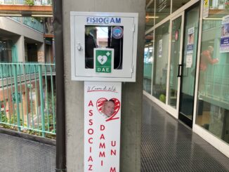 La Galleria ad Ellera di Corciano, da oggi, sarà cardioprotetta, installata nuova colonnina