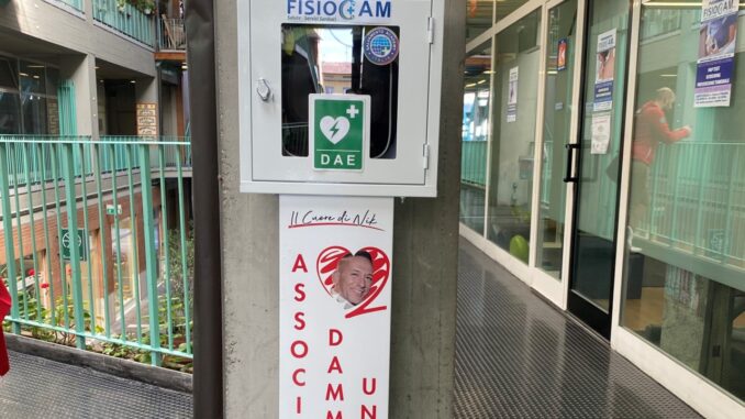 La Galleria ad Ellera di Corciano, da oggi, sarà cardioprotetta, installata nuova colonnina