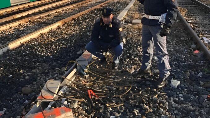 Furto al deposito ferroviario di via Piemonte a Terni, indagini