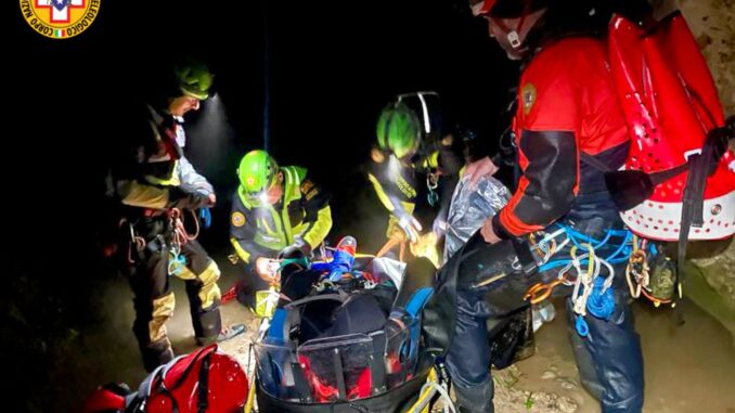 Torrentista si infortuna in forra di Prodo, ore di lavoro per il recupero