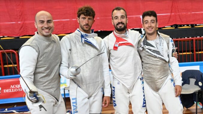 Alessio Foconi bronzo agli Italiani a Squadre Serie A1 di scherma