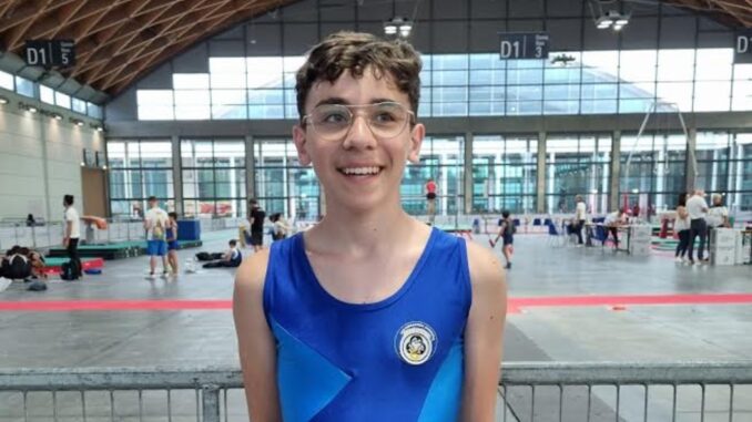 Francesco Giusti quarto ai campionati italiani di ginnastica artistica