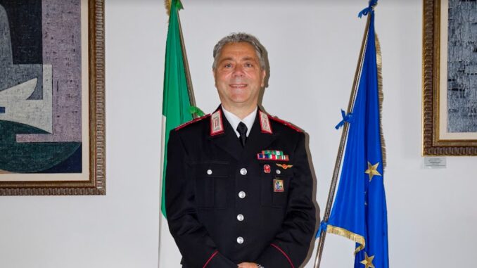 Giulio Zazzaretti, carabiniere, una vita per la giustizia, si congeda