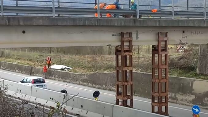 Ricostruzione cavalcavia E45 di Promano: Apertura prevista entro l'anno