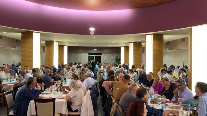 Cena di beneficenza organizzata da Umbria Civica per Emilia Romagna