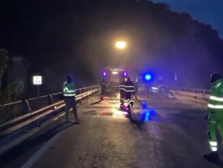 Frana sulla Flaminia tra Cagli e Cantiano, riaperta la superstrada