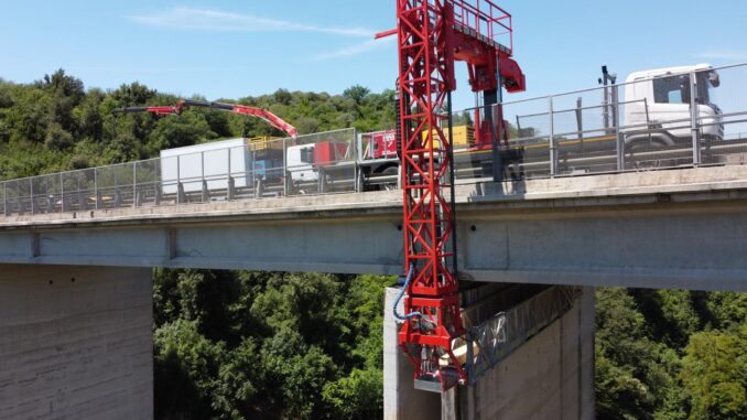 Chiusa 675 "UmbroLaziale" per lavori manutenzione Viadotto Montoro