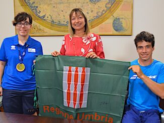 La Presidente della Regione Tesei incontra i campioni paralimpici Chiara Andidero e Francesco Felici