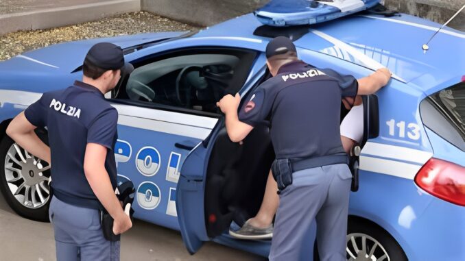 Cittadino straniero arrestato per resistenza, violenza e lesioni
