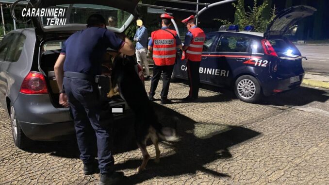 Servizio straordinario, territorio ternano passato al setaccio dell'imponente controllo dei Carabinieri