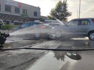 Incidente stradale a Terni, esce gas dopo violento tamponamento