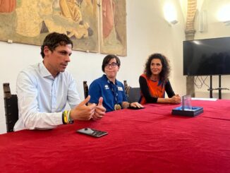 La campionessa di nuoto Chiara Andidero accolta a Palazzo dei Priori