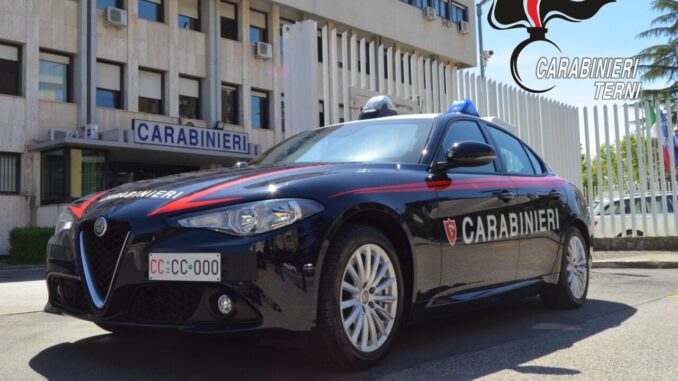 Controllo straordinario carabinieri a Giove due denunce e una segnalazione