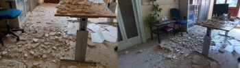 Crollo al consultorio in via XIV Settembre, tragedia sfiorata