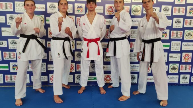 Successi karate giovanile, cinque atleti Hagakure nella top five del ranking
