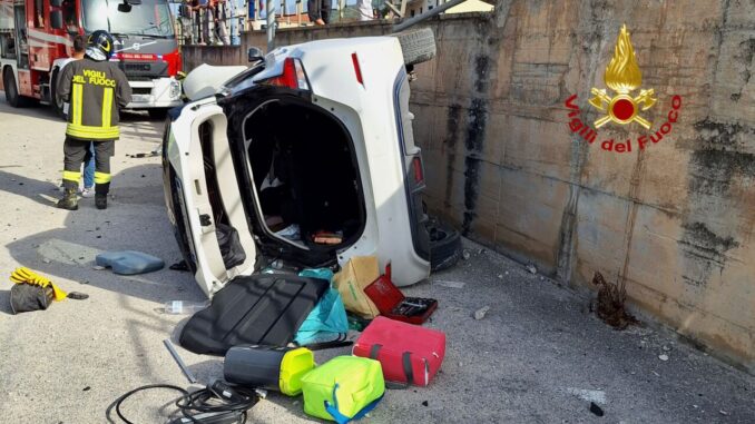 Incidente stradale a Gualdo Tadino, due Feriti non in pericolo di vita