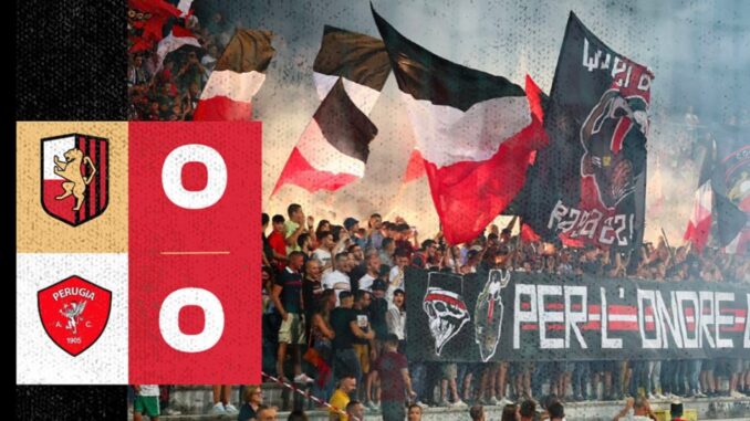 Il Perugia calcio pareggia a Lucca nella prima di campionato