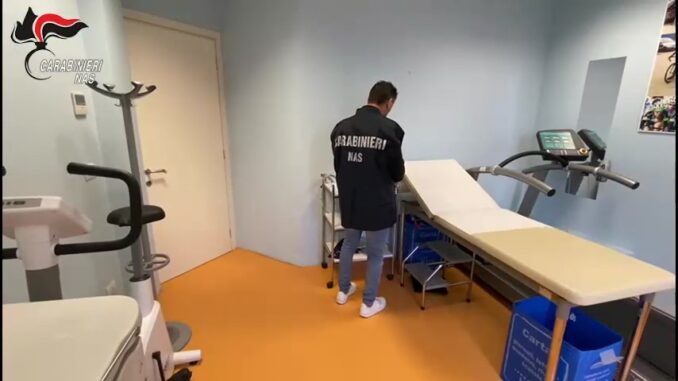 NAS e rilascio certificati medici sportivi, 118 violazioni 7 Impianti Chiusi