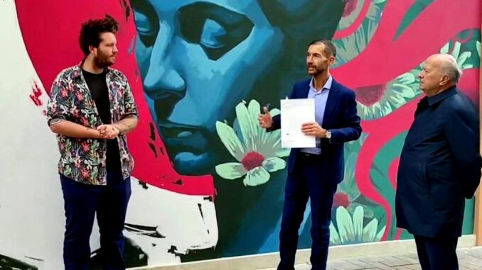 GemellArte, il Murale "Gioia" di Dano Masala irradia felicità al Caos di Terni