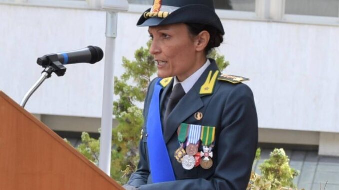 Colonnello Antonella Casazza, Finanza, destinata al comando generale