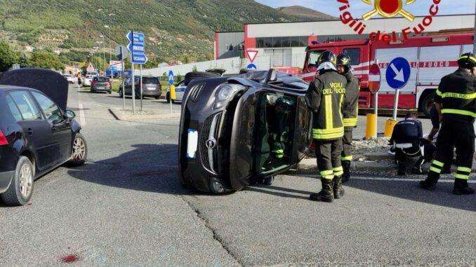 Incidente stradale in località Zangolo, a Gubbio, feriti lievi
