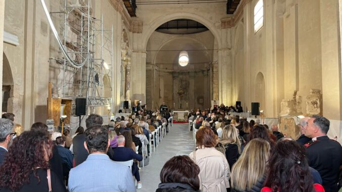 Preghiera a Norcia per ricordare il sisma del 2016, Santa Messa in Basilica