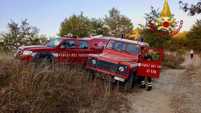 Il sindaco Michelini, Monte Santa Maria Tiberina, partecipa alle ricerche dell'uomo scomparso, ritrovato in buone condizioni