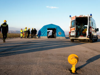 Esercitazione di emergenza all'aeroporto dell'Umbria