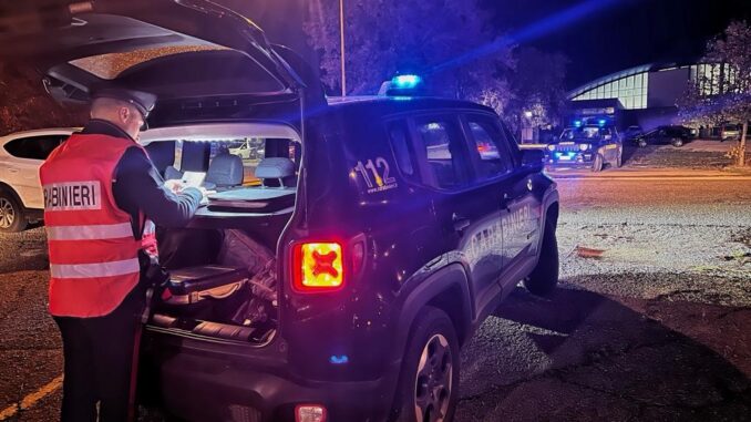 Operazione di controllo straordinario dei Carabinieri ad Umbertide