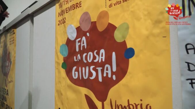 Torna la fiera buona e naturale: dal 17 al 19 novembre a Umbriafiere l'ottava edizione di Fa' la cosa giusta!