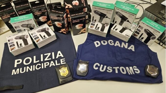 Rasoi, mini aspirapolveri e depilatori elettrici sequestrati alla Fiera dei morti, due commercianti sanzionati