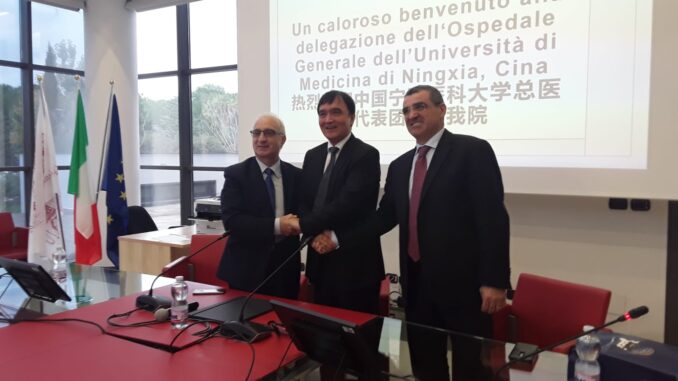 Delegazione di medici cinesi in visita all’Ospedale di Perugia