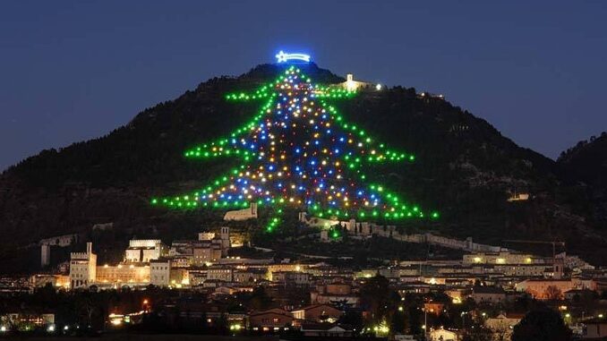 L’Albero di Natale più grande del mondo si accenderà il 7 dicembre