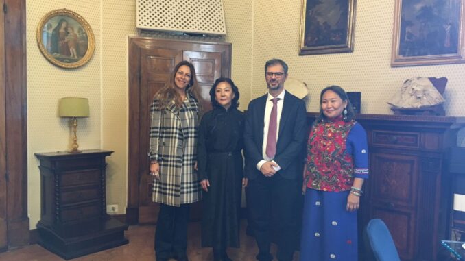 Il rettore De Cesaris ha ricevuto l’ambasciatrice della Mongolia Tserendorj Narantungalag