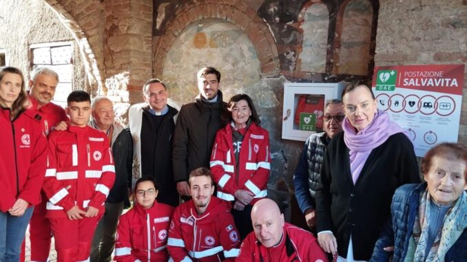 Passo avanti salute e sicurezza, Bagnaia ha nuovo defibrillatore