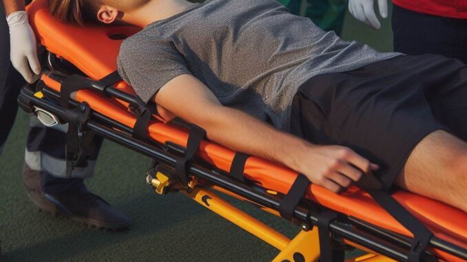  Incidente in campo durante Sulpizia-Cerbara, calciatore in ospedale