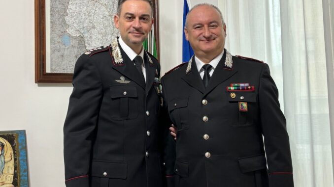 Maurizio Laurito è il neo comandante del Reparto Operativo del Comando Provinciale Carabinieri di Perugia