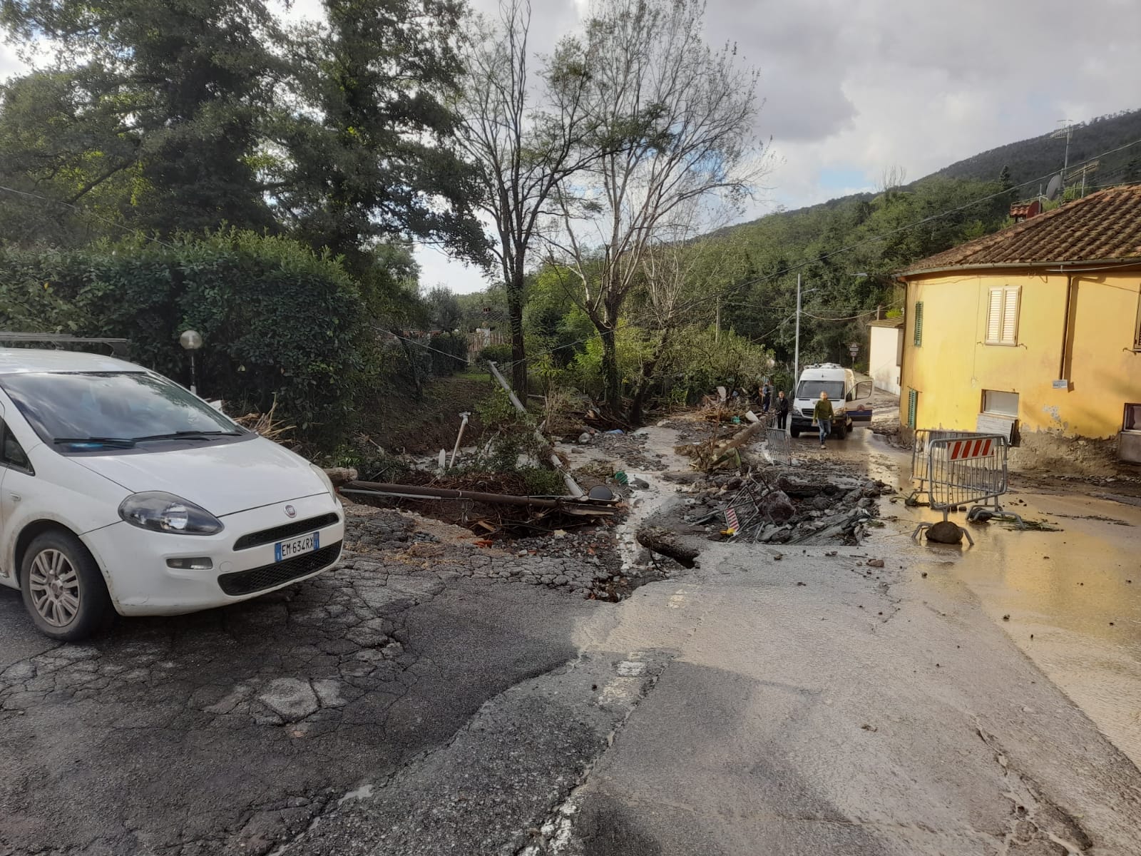 Emergenza maltempo Toscana squadra Protezione Civile dell’Umbria