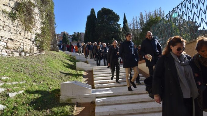 Inaugurato il parco delle mura in centro storico