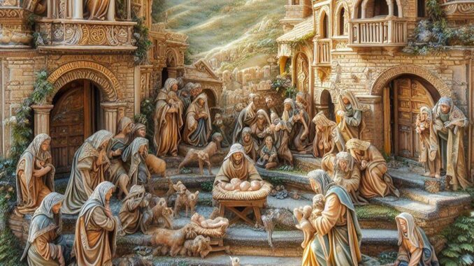 Concorso presepi Assisi, tributo a Natività per le strade della città