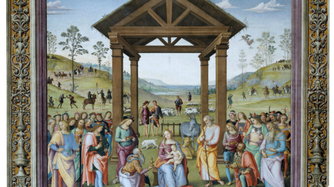 Il Presepe del Perugino si illumina in un’esperienza multimediale